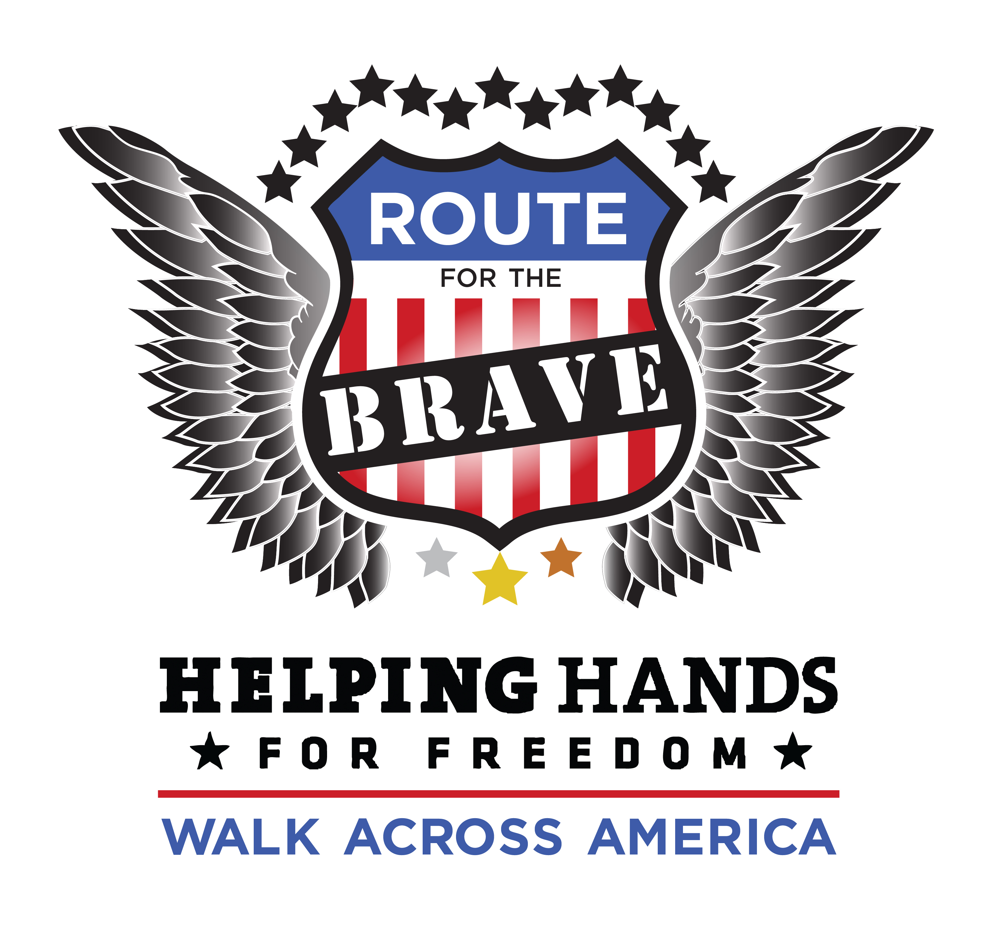 Route for the Brave logo