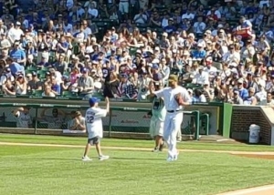 Dream Chaser Fulfilled at Memorial Day Cub's Game