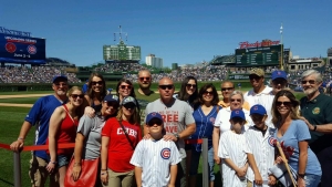 Dream Chaser Fulfilled at Memorial Day Cub's Game