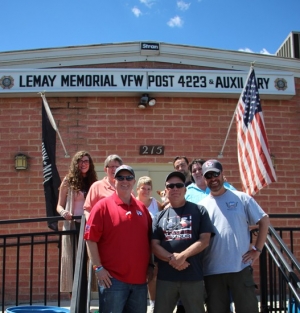 Route for the Brave stops at Lemay VFW