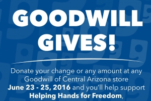 Shop Goodwill June 23-25 and Support Helping Hands for Freedom 