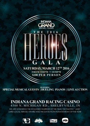 2016 Heroes Gala at Indiana Grand Racing & Casino